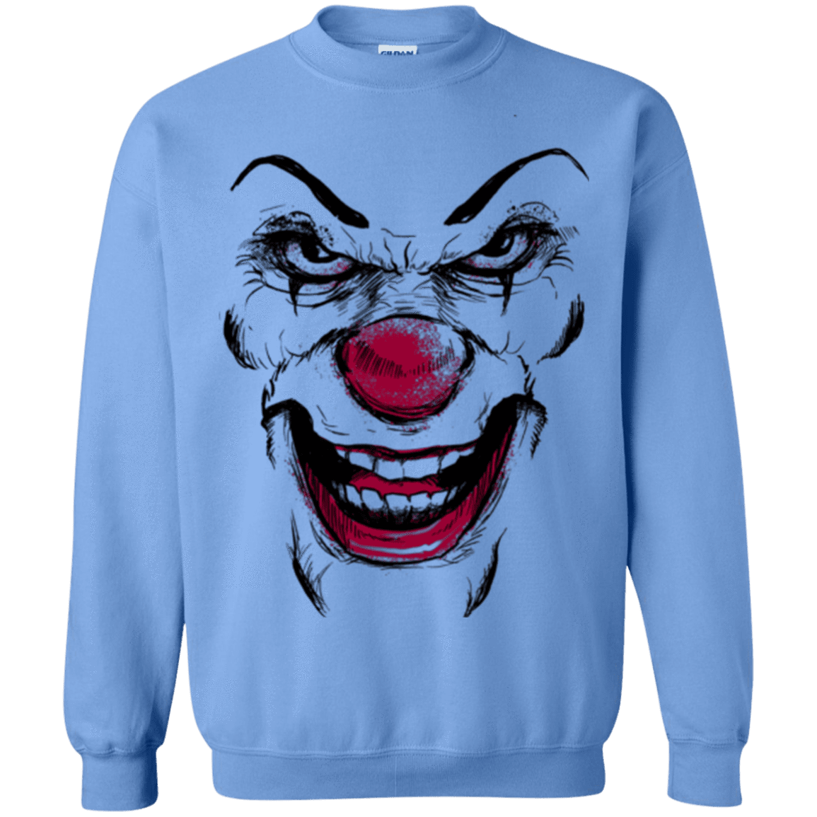 Sweatshirts Carolina Blue / Small Clown Face Crewneck Sweatshirt
