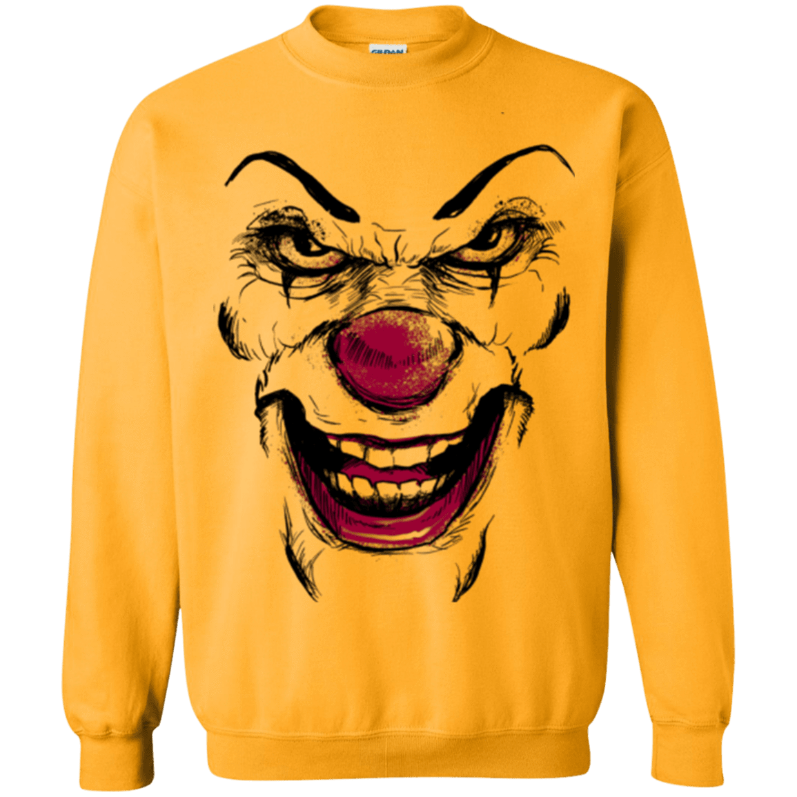 Sweatshirts Gold / Small Clown Face Crewneck Sweatshirt
