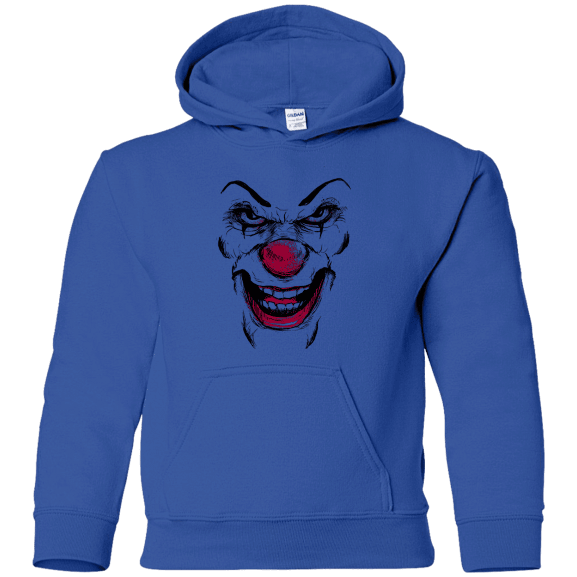 Sweatshirts Royal / YS Clown Face Youth Hoodie