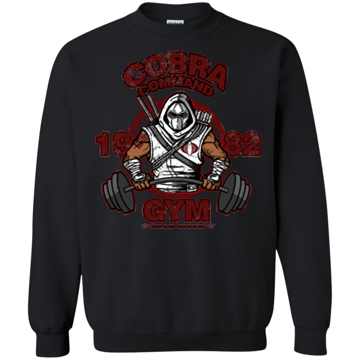 Sweatshirts Black / Small Cobra Command Gym Crewneck Sweatshirt