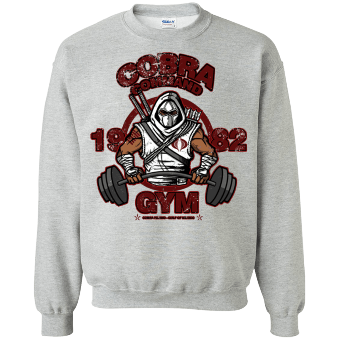 Sweatshirts Sport Grey / Small Cobra Command Gym Crewneck Sweatshirt