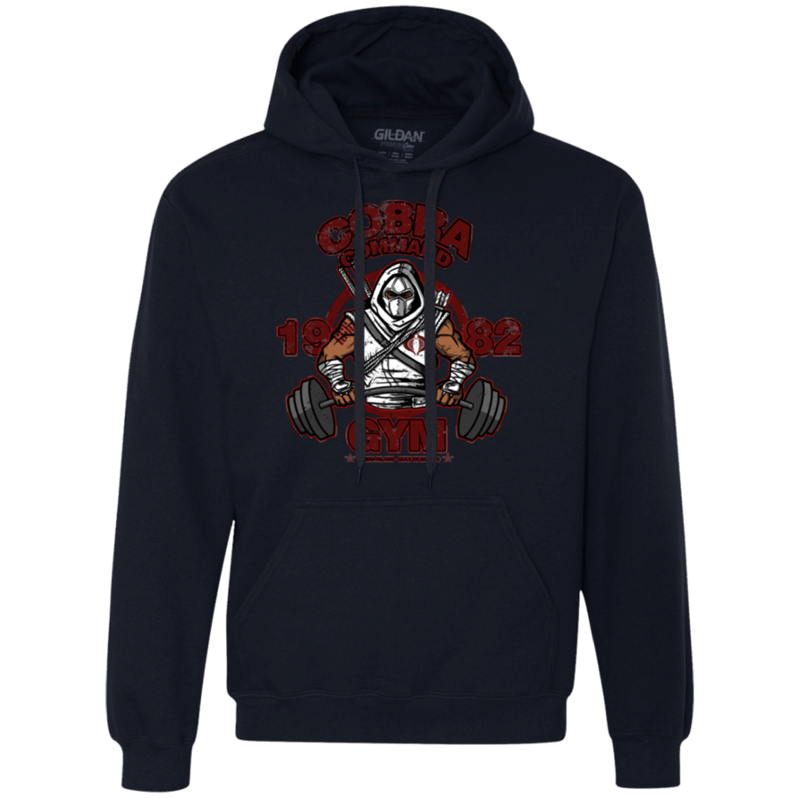 Sweatshirts Navy / Small Cobra Command Gym Premium Fleece Hoodie