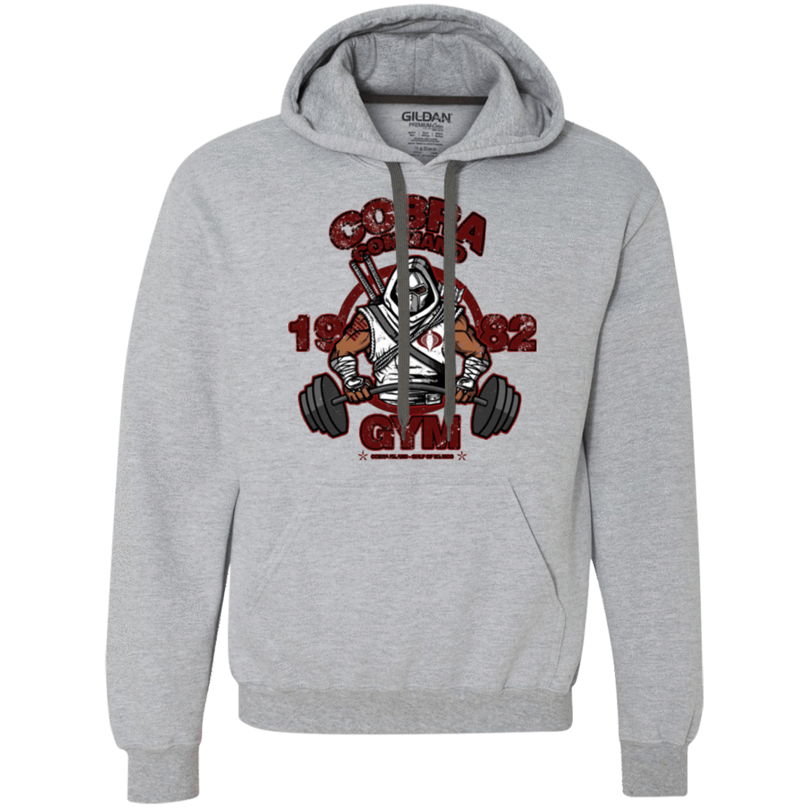 Sweatshirts Sport Grey / Small Cobra Command Gym Premium Fleece Hoodie