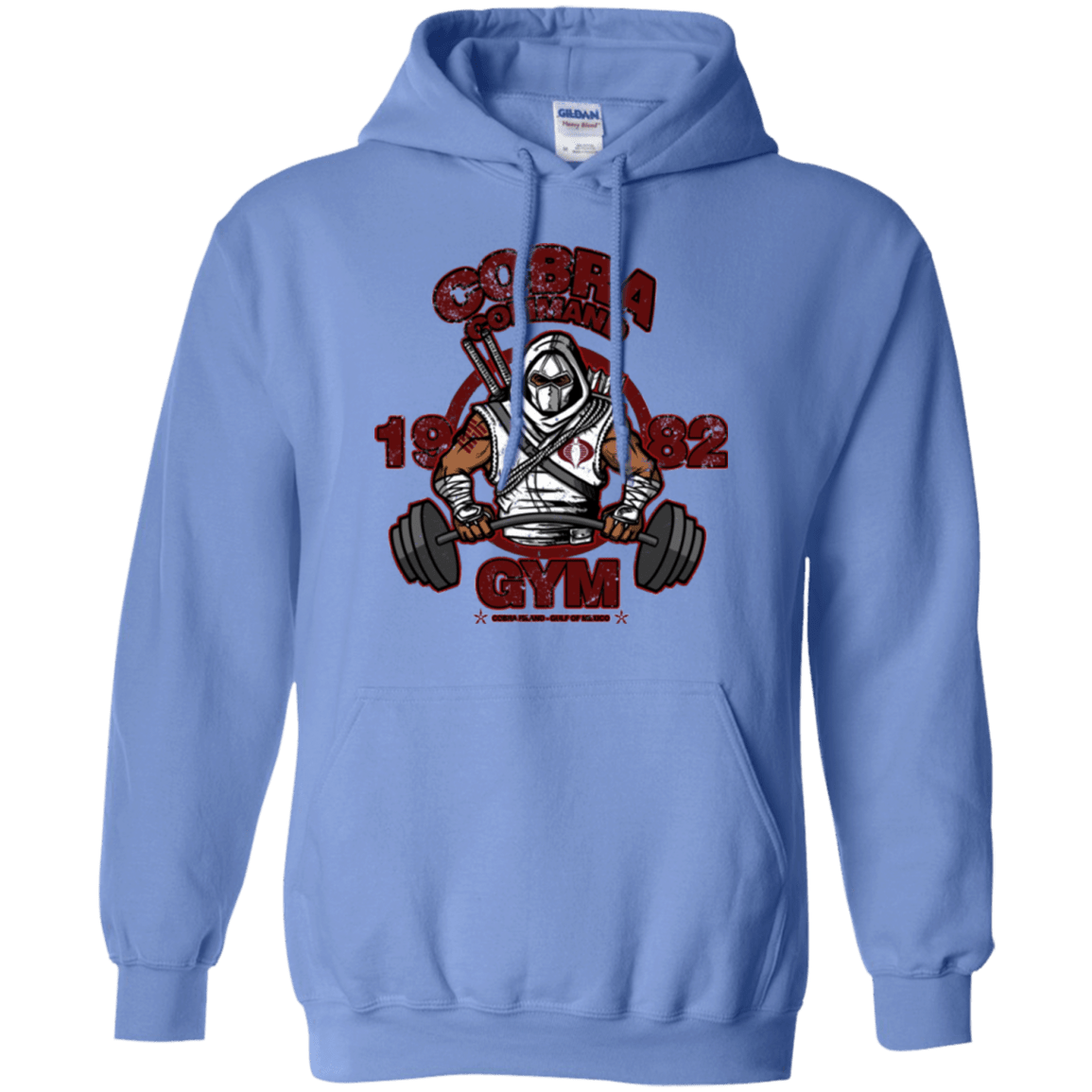 Sweatshirts Carolina Blue / Small Cobra Command Gym Pullover Hoodie