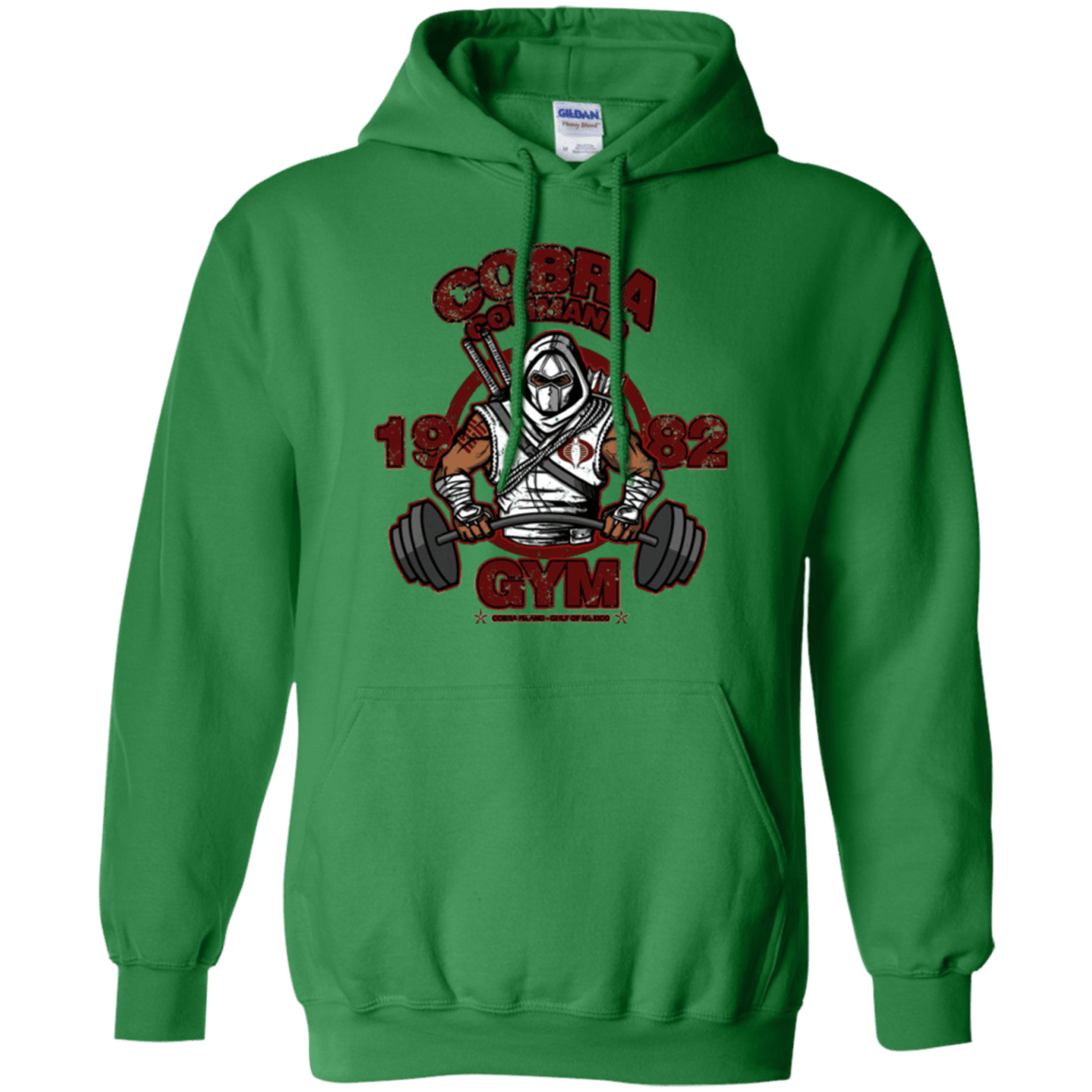 Sweatshirts Irish Green / Small Cobra Command Gym Pullover Hoodie