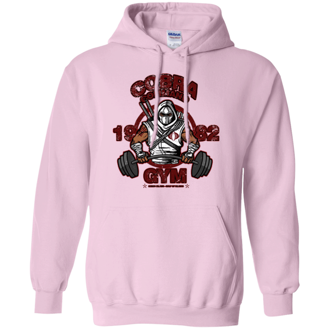 Sweatshirts Light Pink / Small Cobra Command Gym Pullover Hoodie