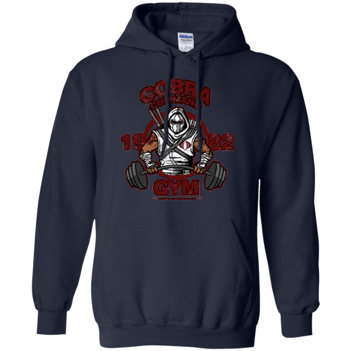 Sweatshirts Navy / Small Cobra Command Gym Pullover Hoodie