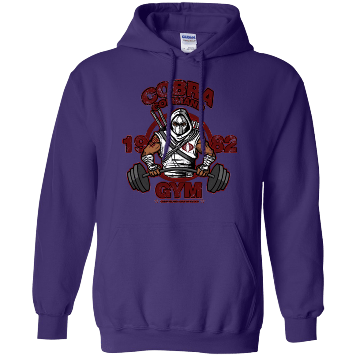 Sweatshirts Purple / Small Cobra Command Gym Pullover Hoodie