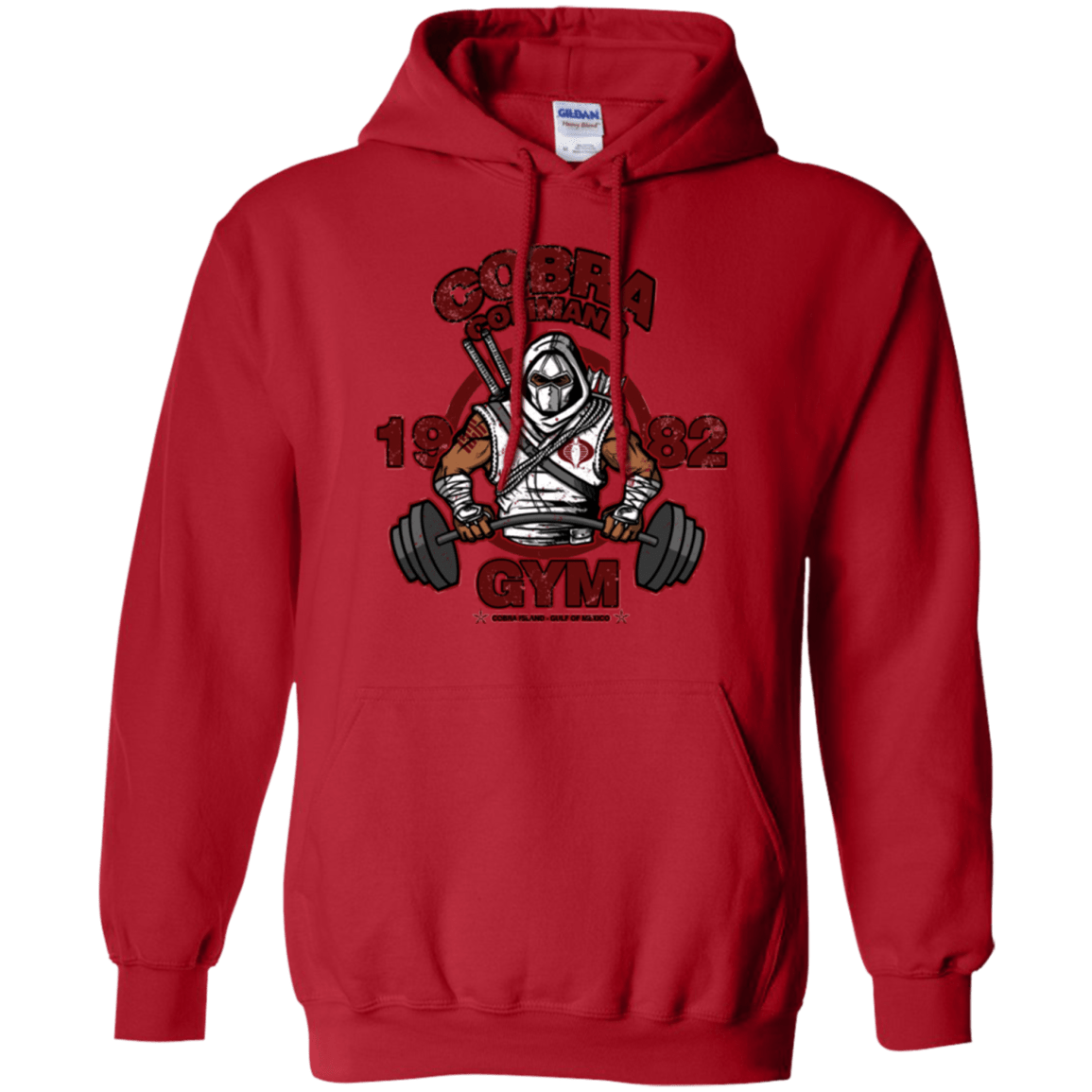 Sweatshirts Red / Small Cobra Command Gym Pullover Hoodie