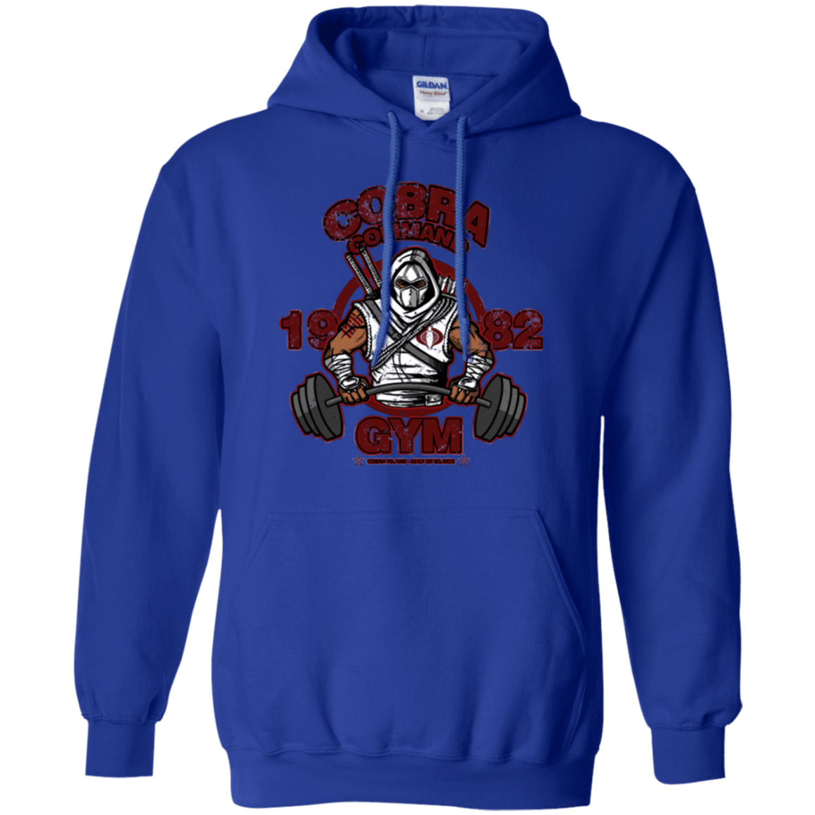 Sweatshirts Royal / Small Cobra Command Gym Pullover Hoodie