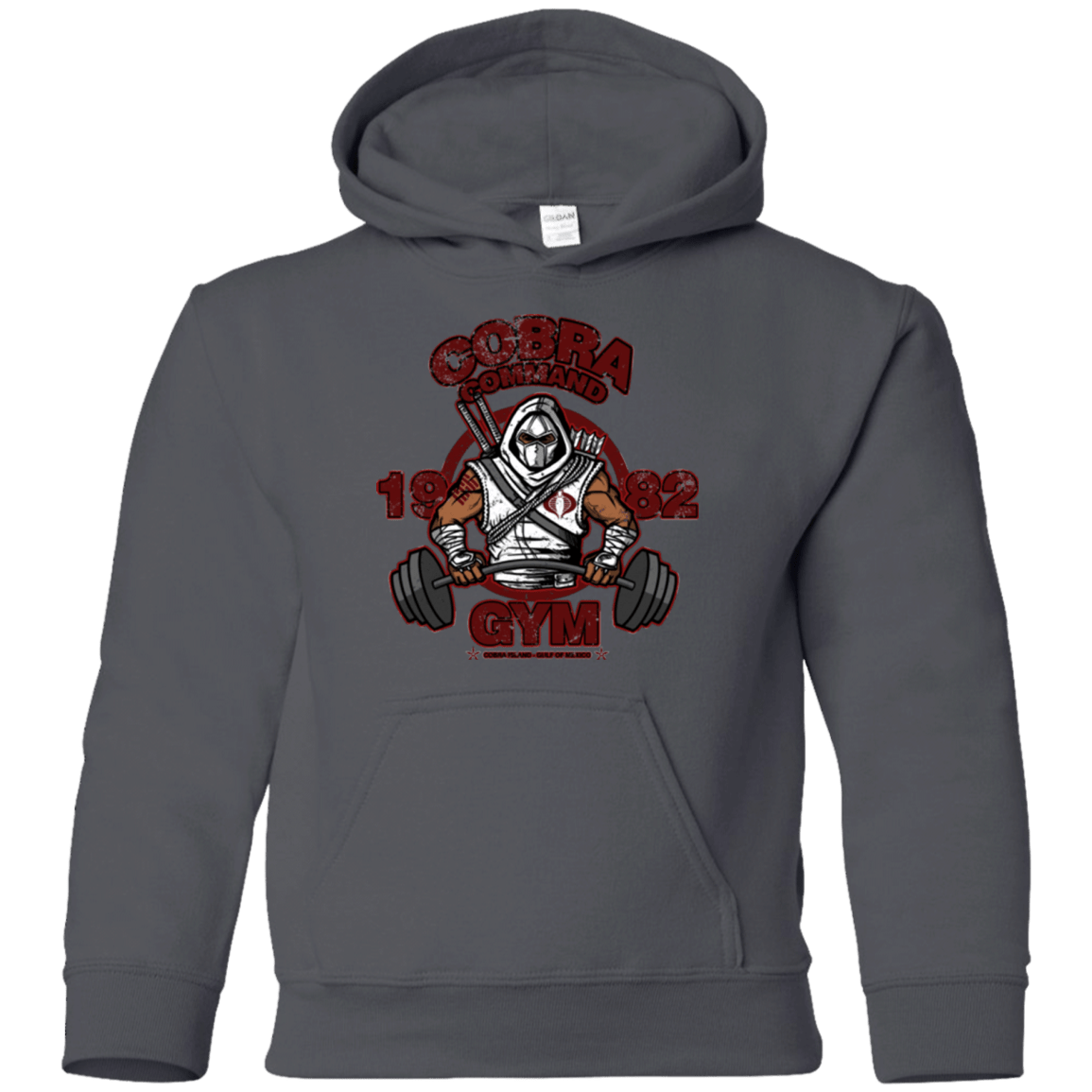 Sweatshirts Charcoal / YS Cobra Command Gym Youth Hoodie