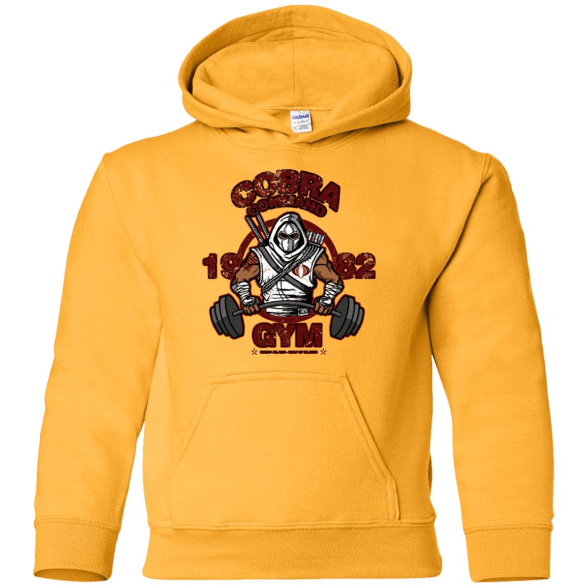 Sweatshirts Gold / YS Cobra Command Gym Youth Hoodie