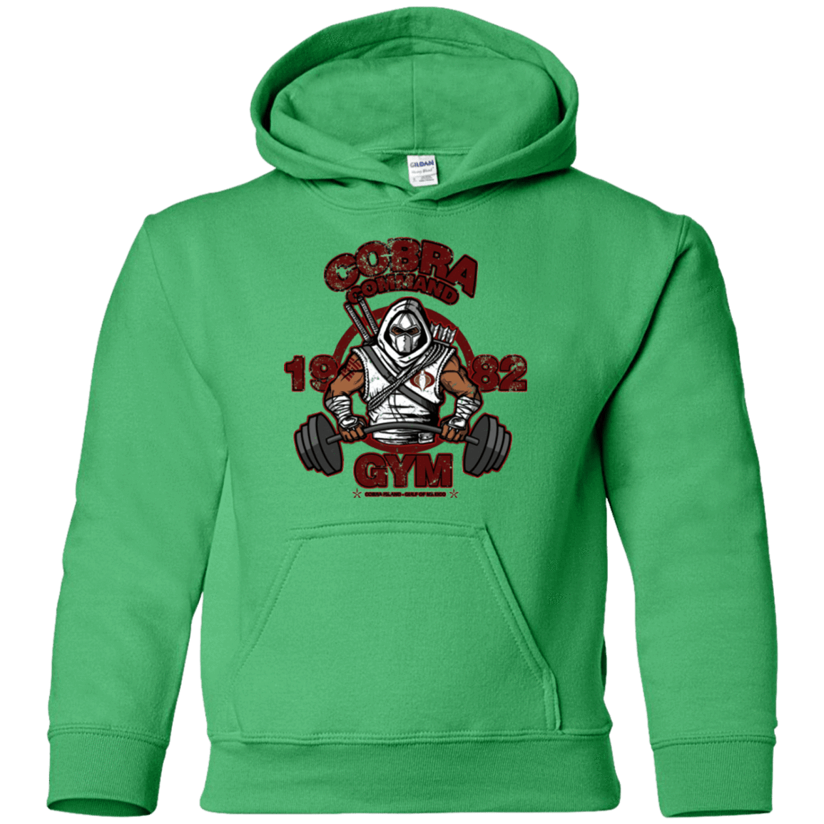 Sweatshirts Irish Green / YS Cobra Command Gym Youth Hoodie