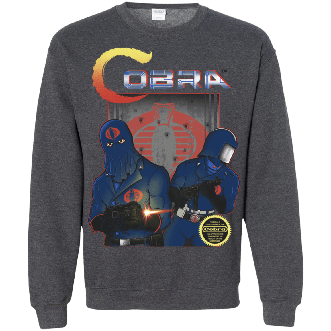 Sweatshirts Dark Heather / S COBRA Crewneck Sweatshirt