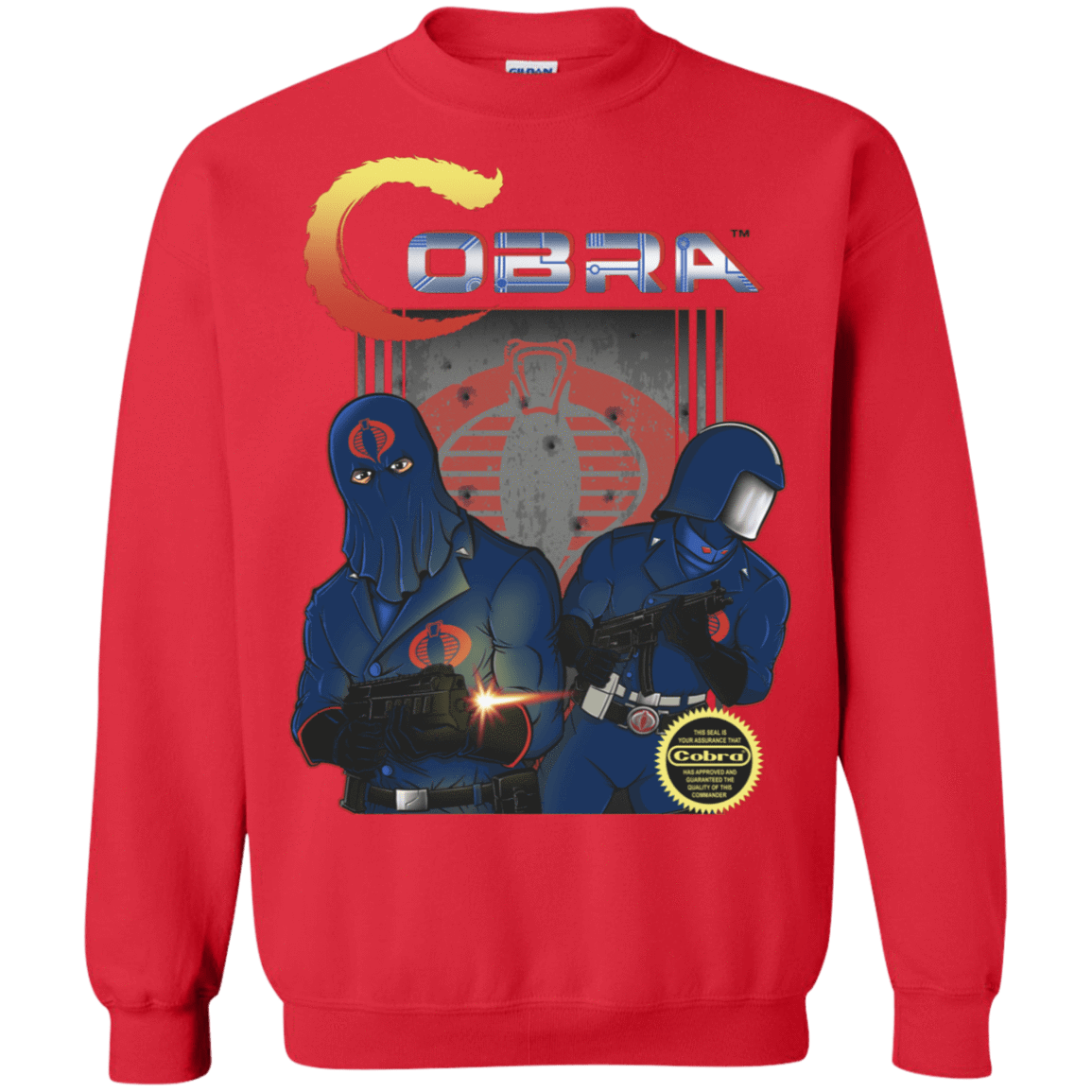 Sweatshirts Red / S COBRA Crewneck Sweatshirt