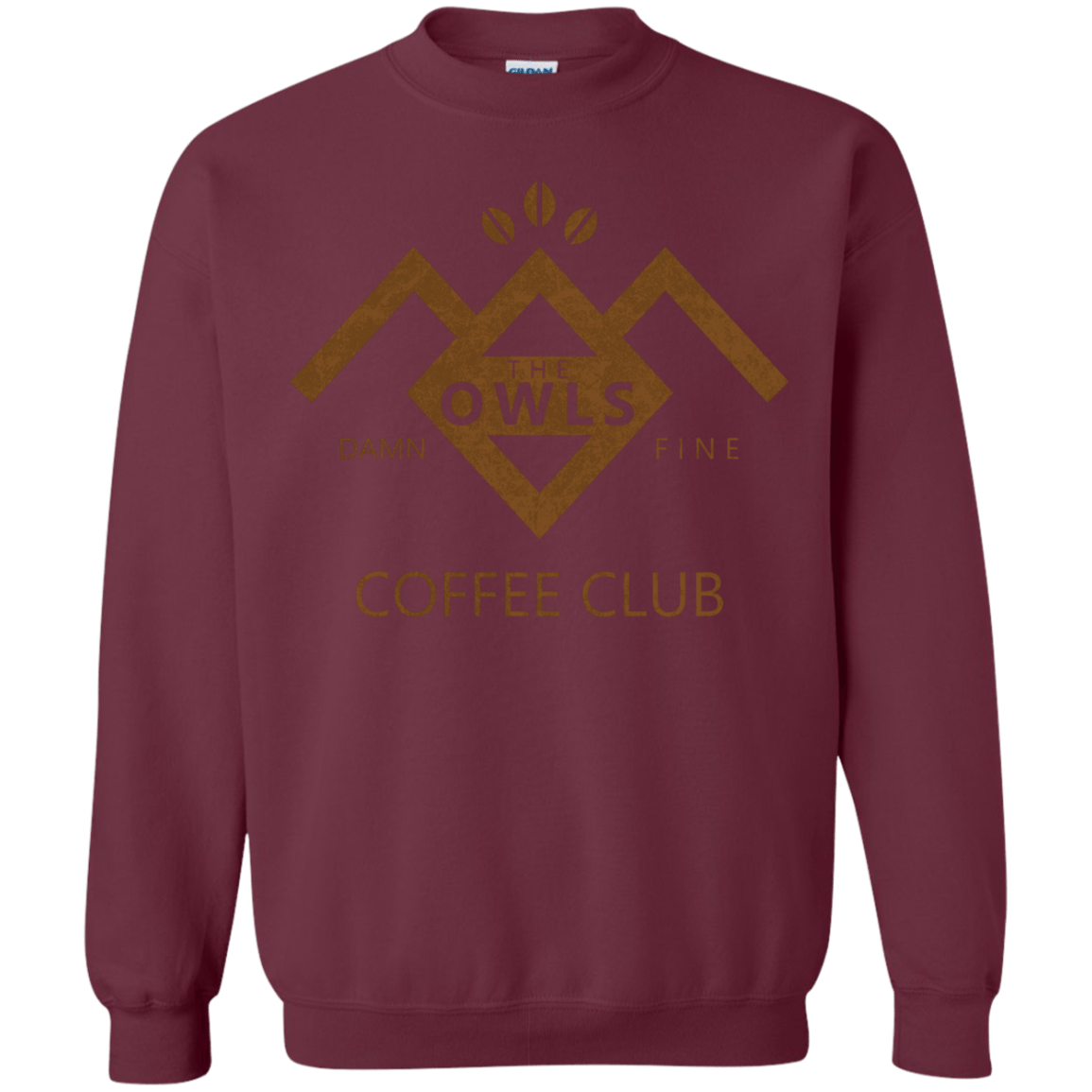 Sweatshirts Maroon / Small Coffee Club Crewneck Sweatshirt