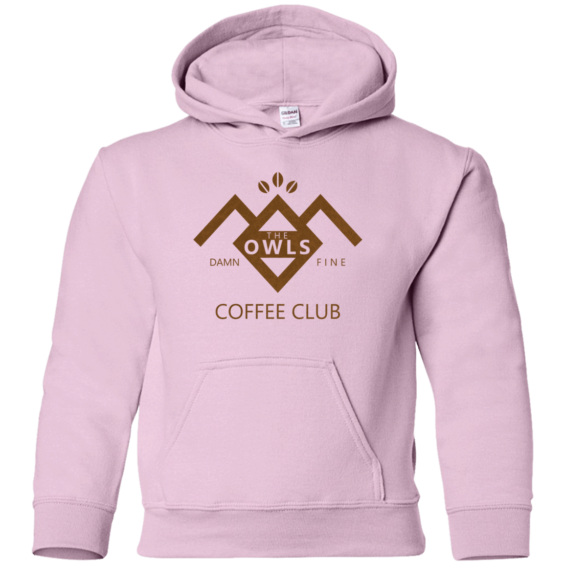 Sweatshirts Light Pink / YS Coffee Club Youth Hoodie