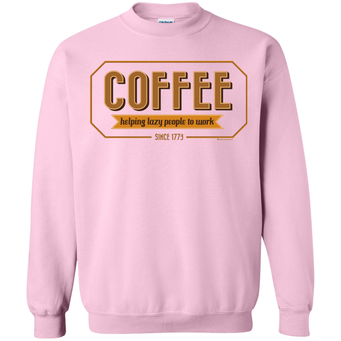 Sweatshirts Light Pink / Small Coffee For Lazy People Crewneck Sweatshirt