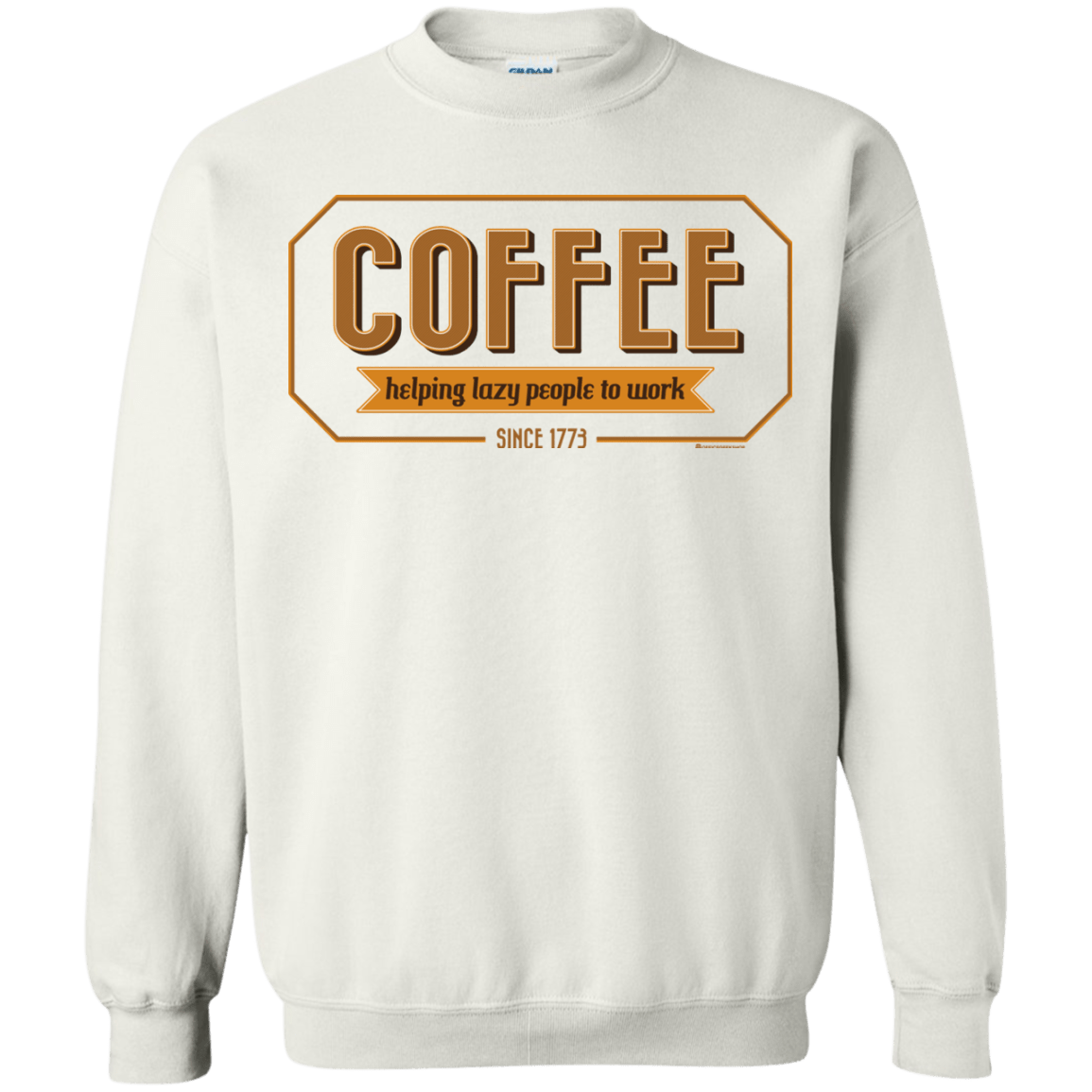 Sweatshirts White / Small Coffee For Lazy People Crewneck Sweatshirt