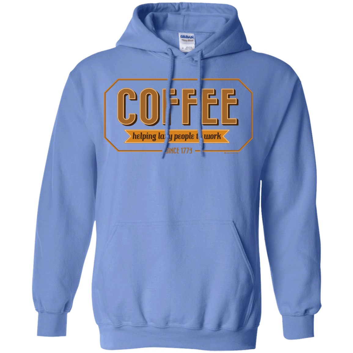 Sweatshirts Carolina Blue / Small Coffee For Lazy People Pullover Hoodie