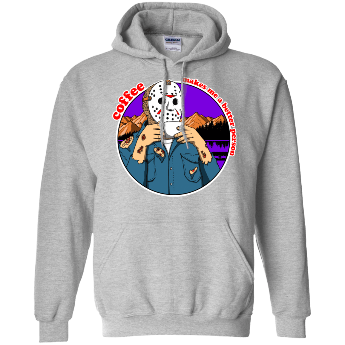 Sweatshirts Sport Grey / S Coffee Makes Me Better Pullover Hoodie