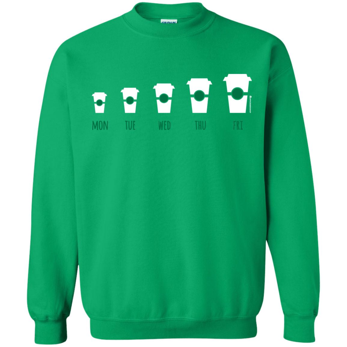 Sweatshirts Irish Green / Small Coffee Week Crewneck Sweatshirt