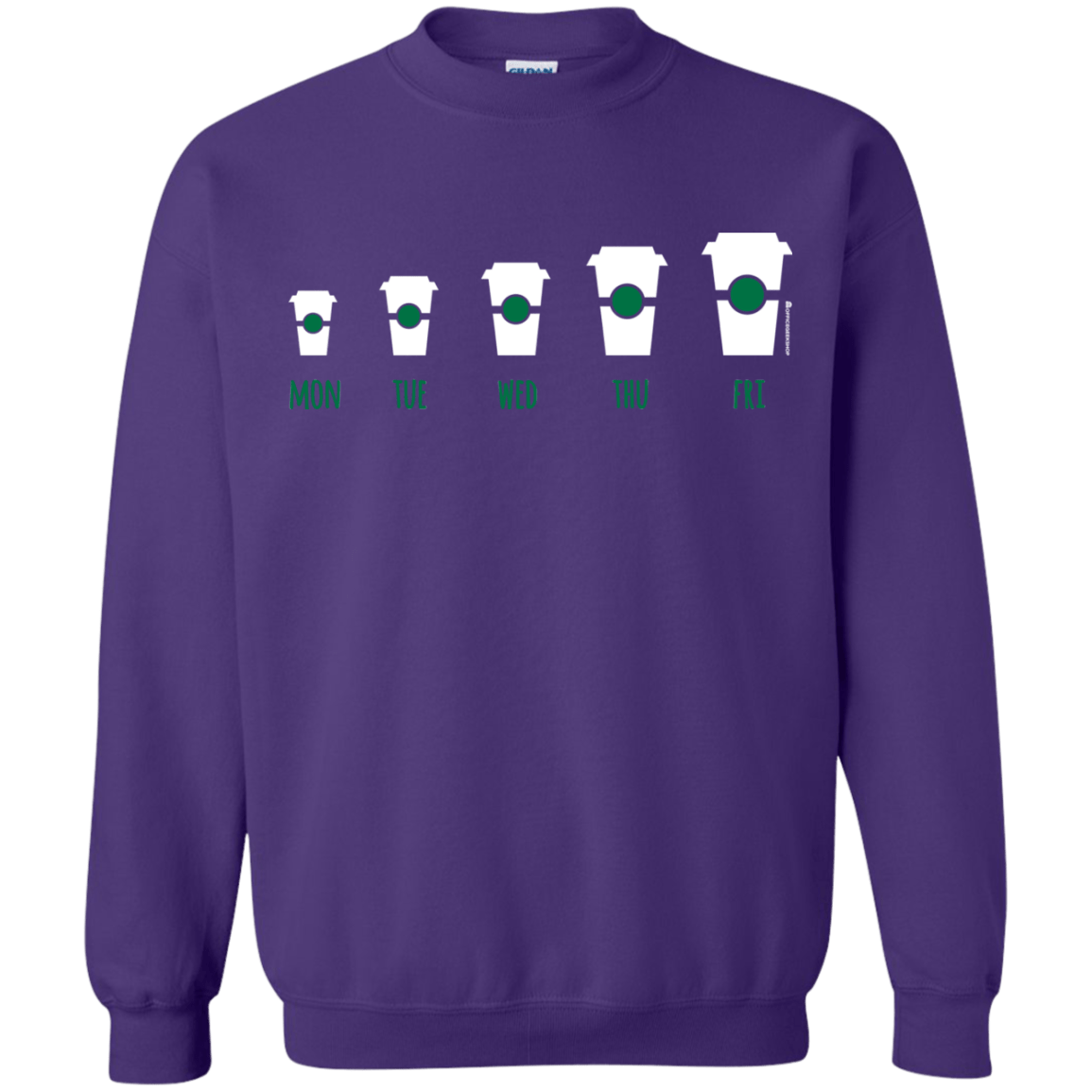 Sweatshirts Purple / Small Coffee Week Crewneck Sweatshirt