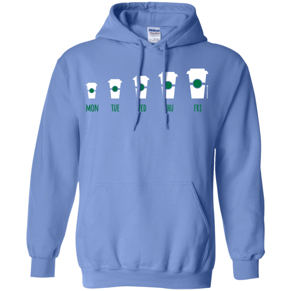 Sweatshirts Carolina Blue / Small Coffee Week Pullover Hoodie