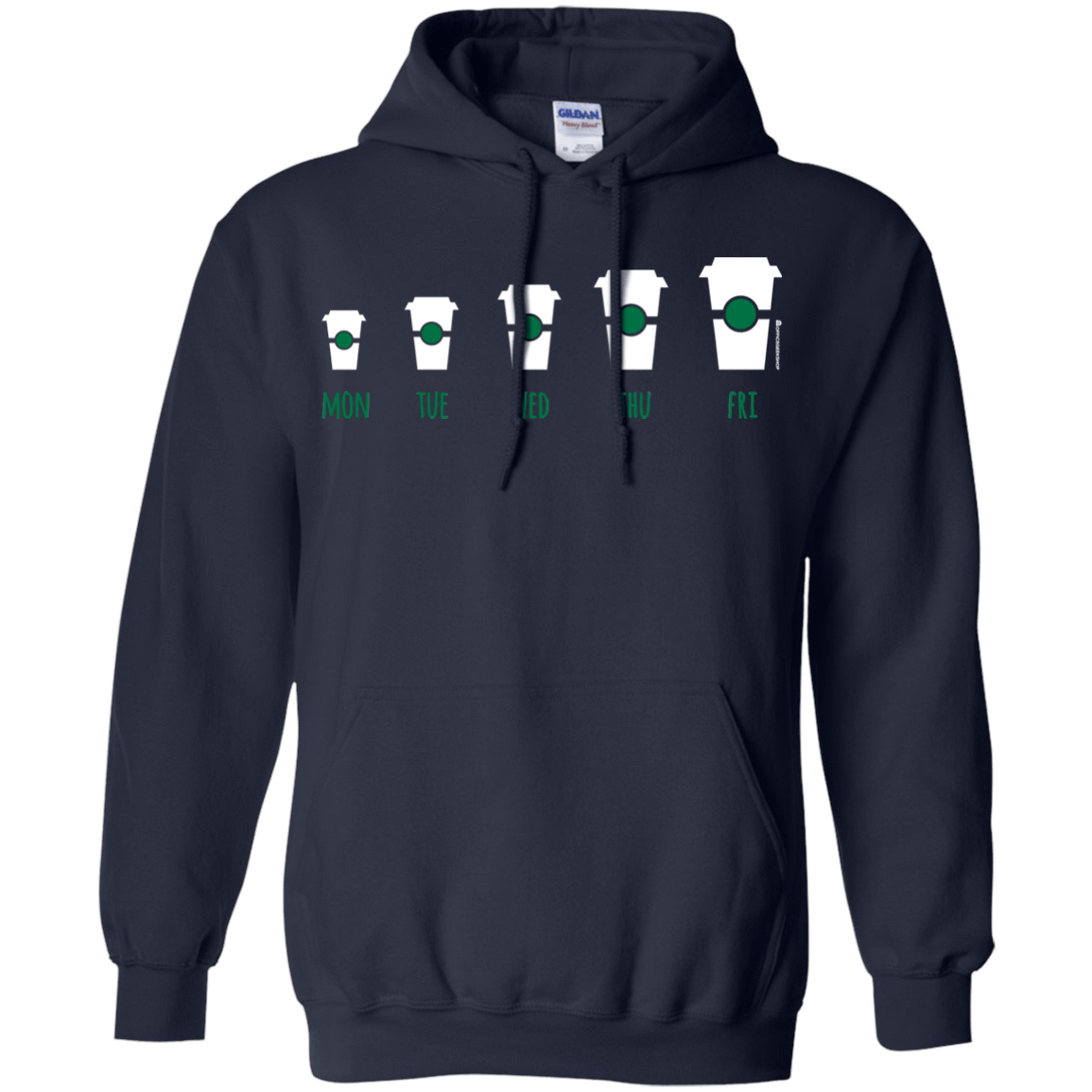 Sweatshirts Navy / Small Coffee Week Pullover Hoodie