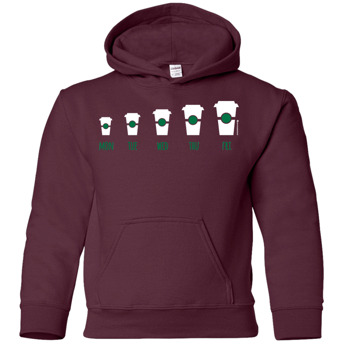 Sweatshirts Maroon / YS Coffee Week Youth Hoodie