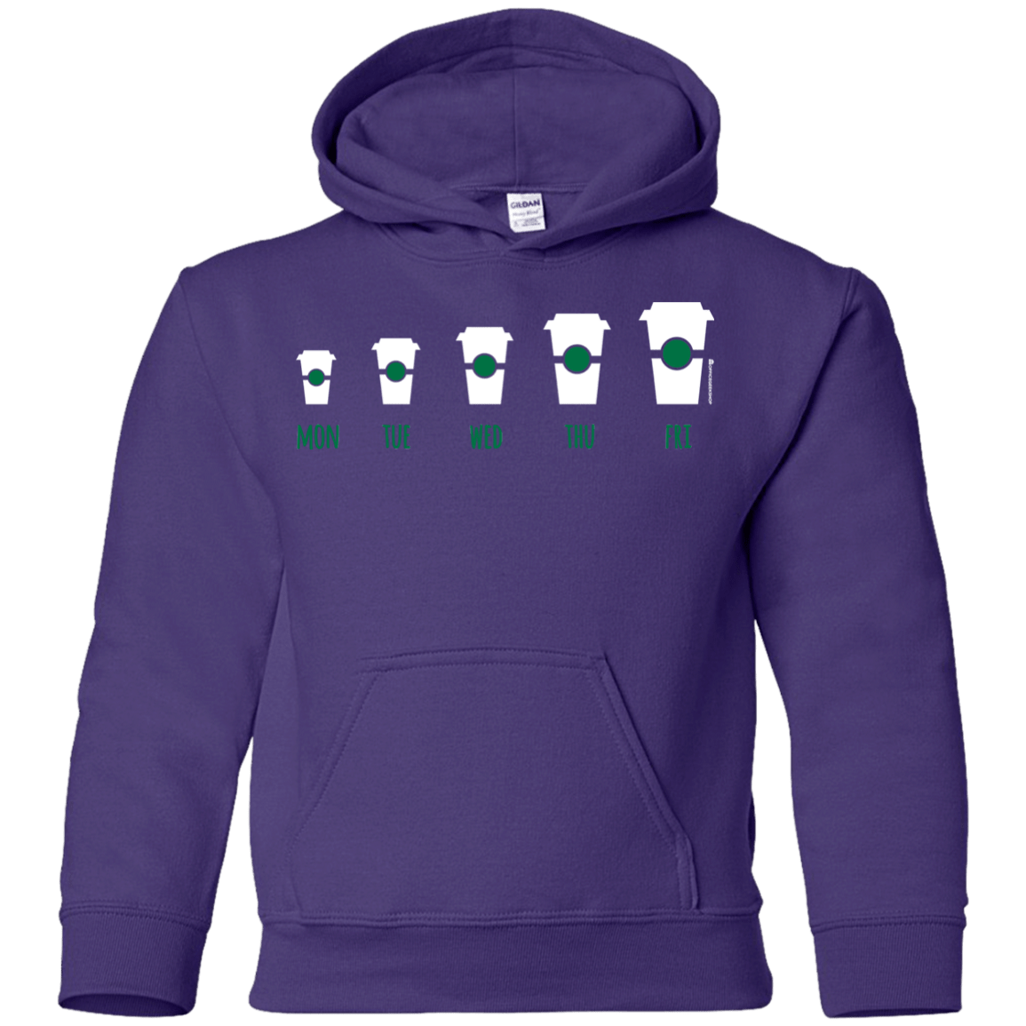 Sweatshirts Purple / YS Coffee Week Youth Hoodie