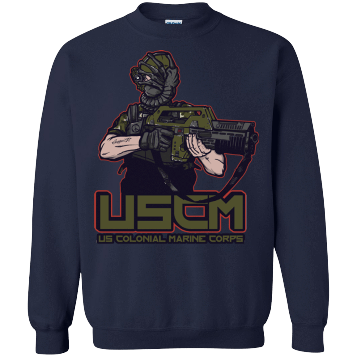 Sweatshirts Navy / Small Colonial Facehugger Crewneck Sweatshirt