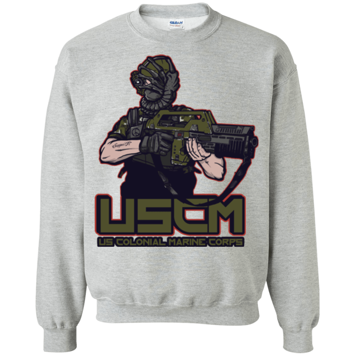 Sweatshirts Sport Grey / Small Colonial Facehugger Crewneck Sweatshirt