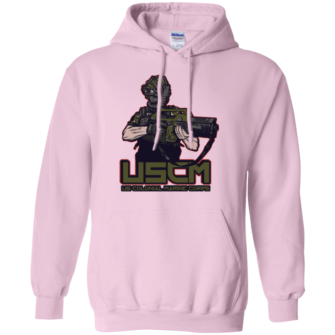 Sweatshirts Light Pink / Small Colonial Facehugger Pullover Hoodie
