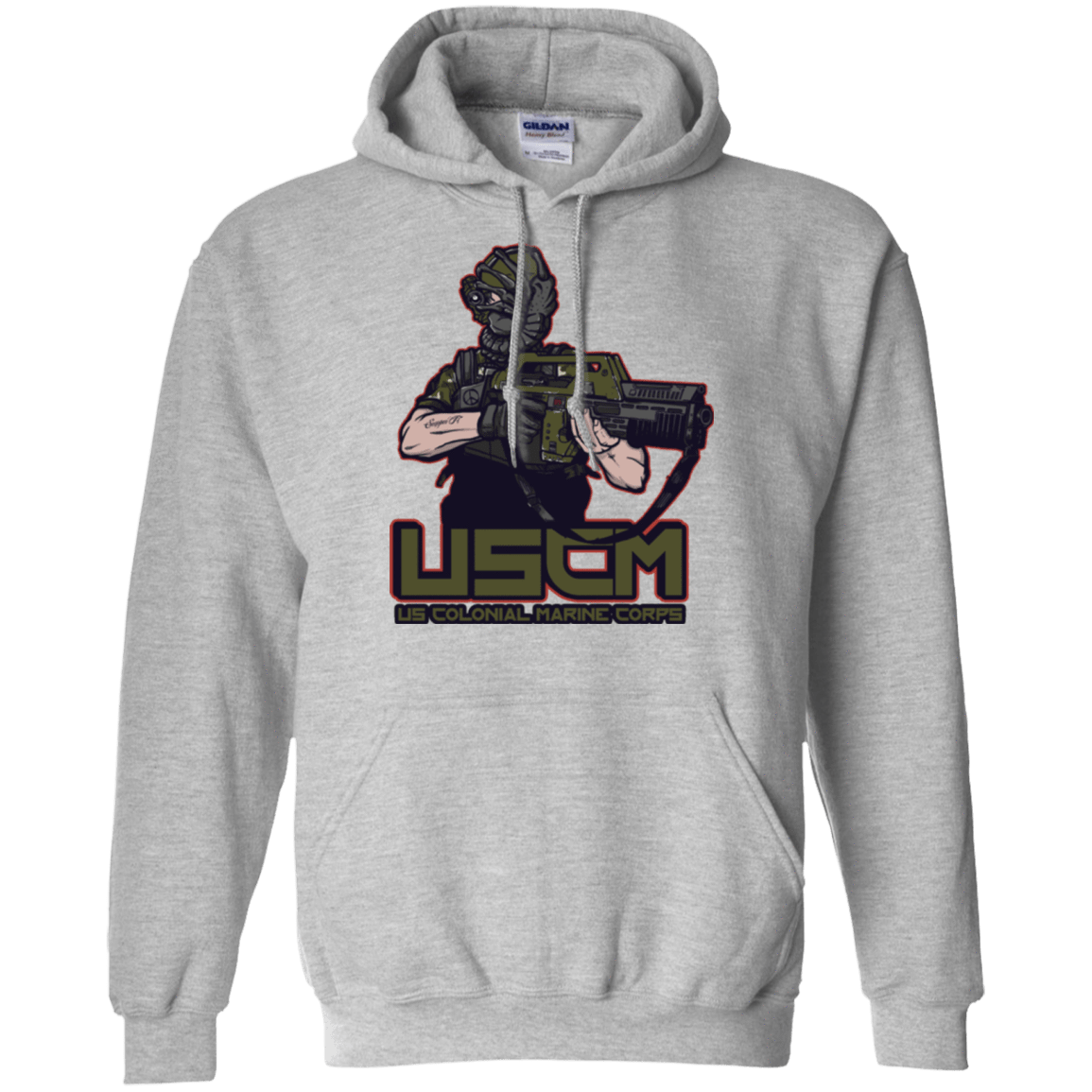 Sweatshirts Sport Grey / Small Colonial Facehugger Pullover Hoodie