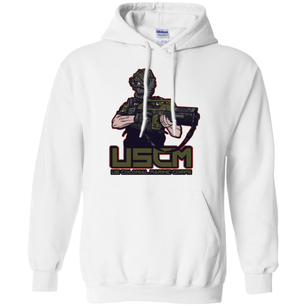 Sweatshirts White / Small Colonial Facehugger Pullover Hoodie