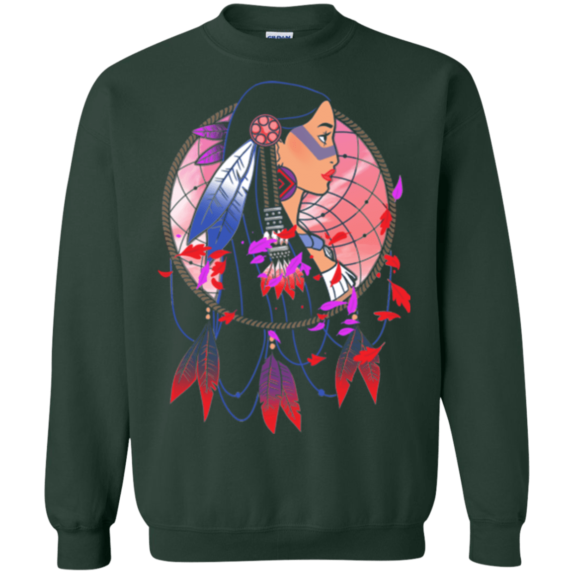 Sweatshirts Forest Green / Small Colors of the Wind Crewneck Sweatshirt