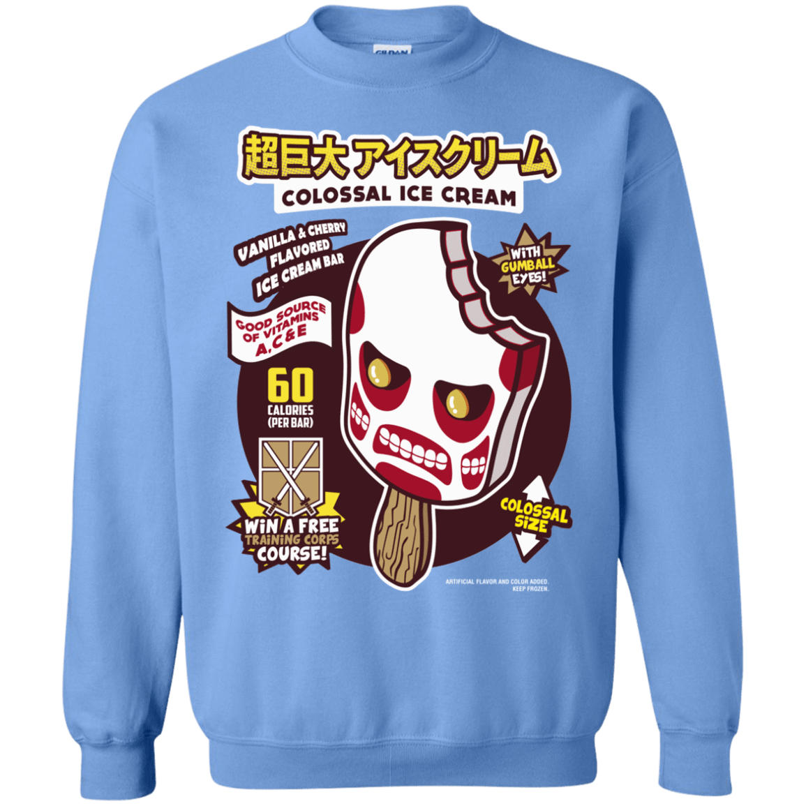 Sweatshirts Carolina Blue / S Colossal Ice Cream Crewneck Sweatshirt