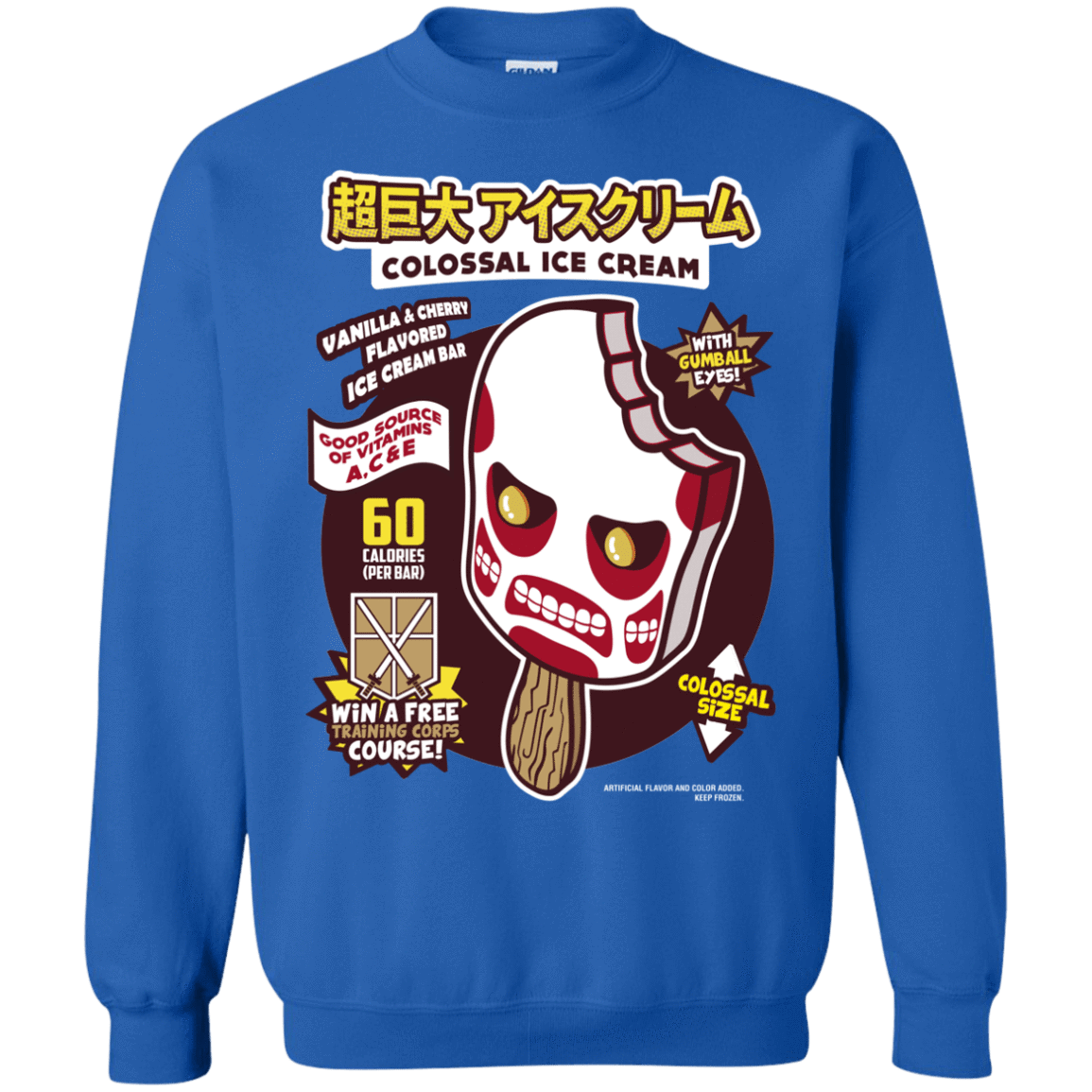 Sweatshirts Royal / S Colossal Ice Cream Crewneck Sweatshirt