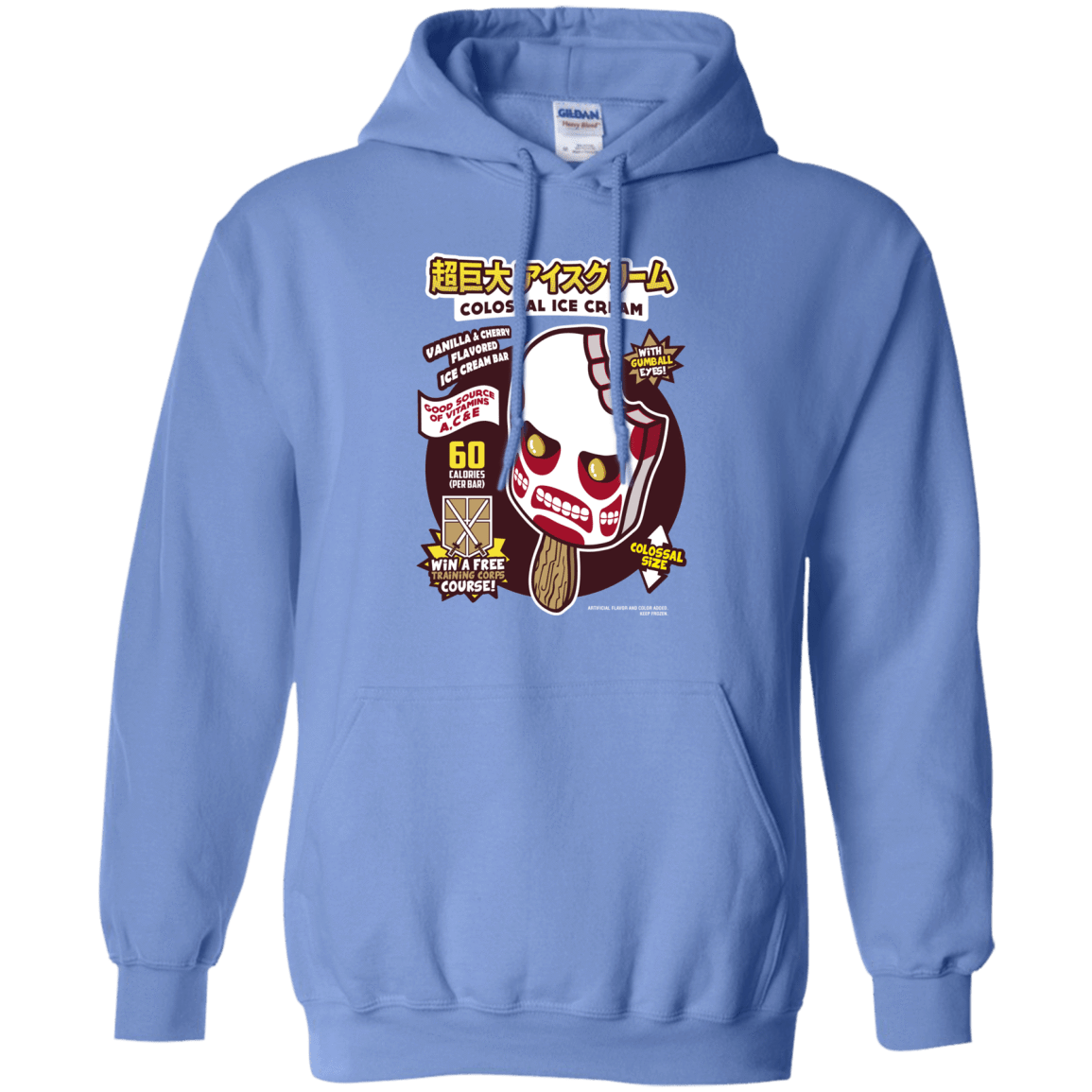 Sweatshirts Carolina Blue / S Colossal Ice Cream Pullover Hoodie
