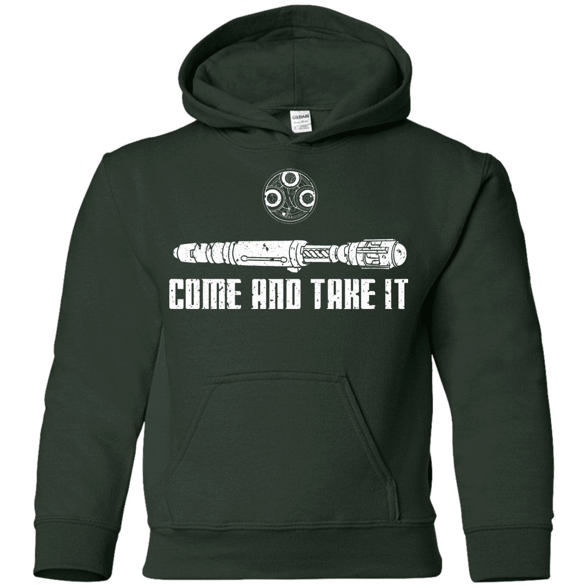 Sweatshirts Forest Green / YS Come and Take it Youth Hoodie