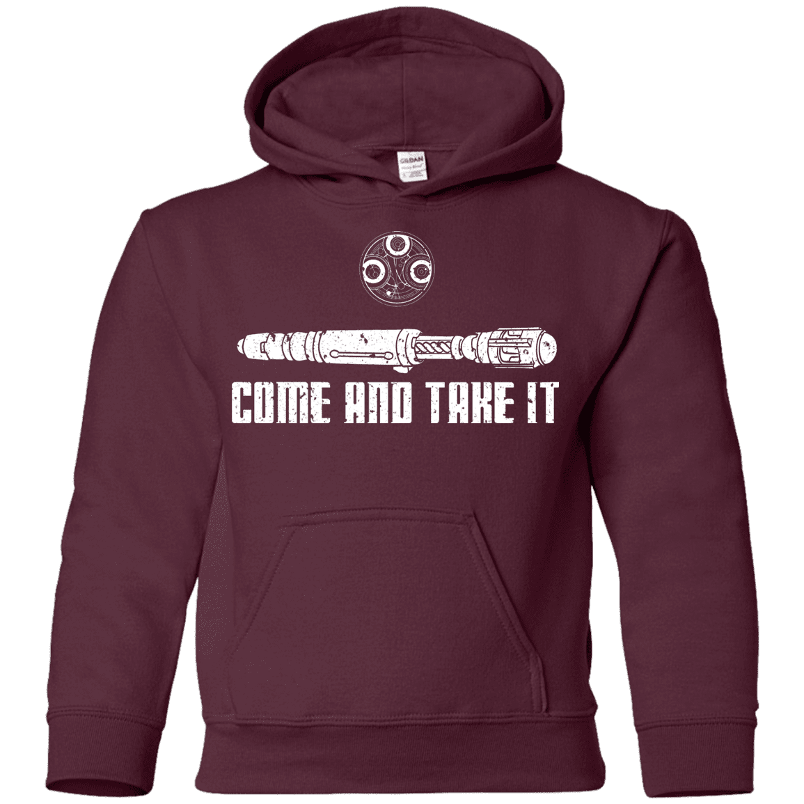 Sweatshirts Maroon / YS Come and Take it Youth Hoodie