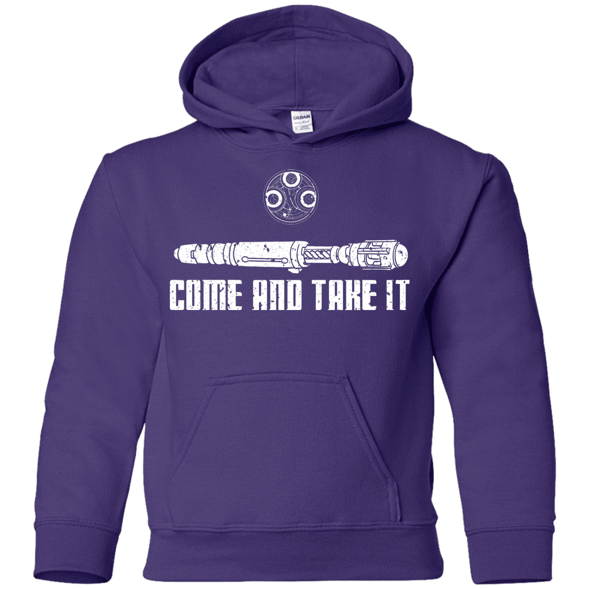 Sweatshirts Purple / YS Come and Take it Youth Hoodie