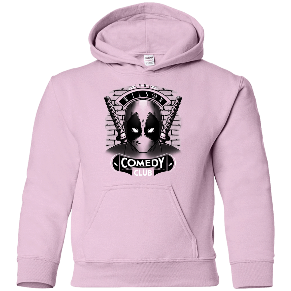 Sweatshirts Light Pink / YS Comedy Club Youth Hoodie