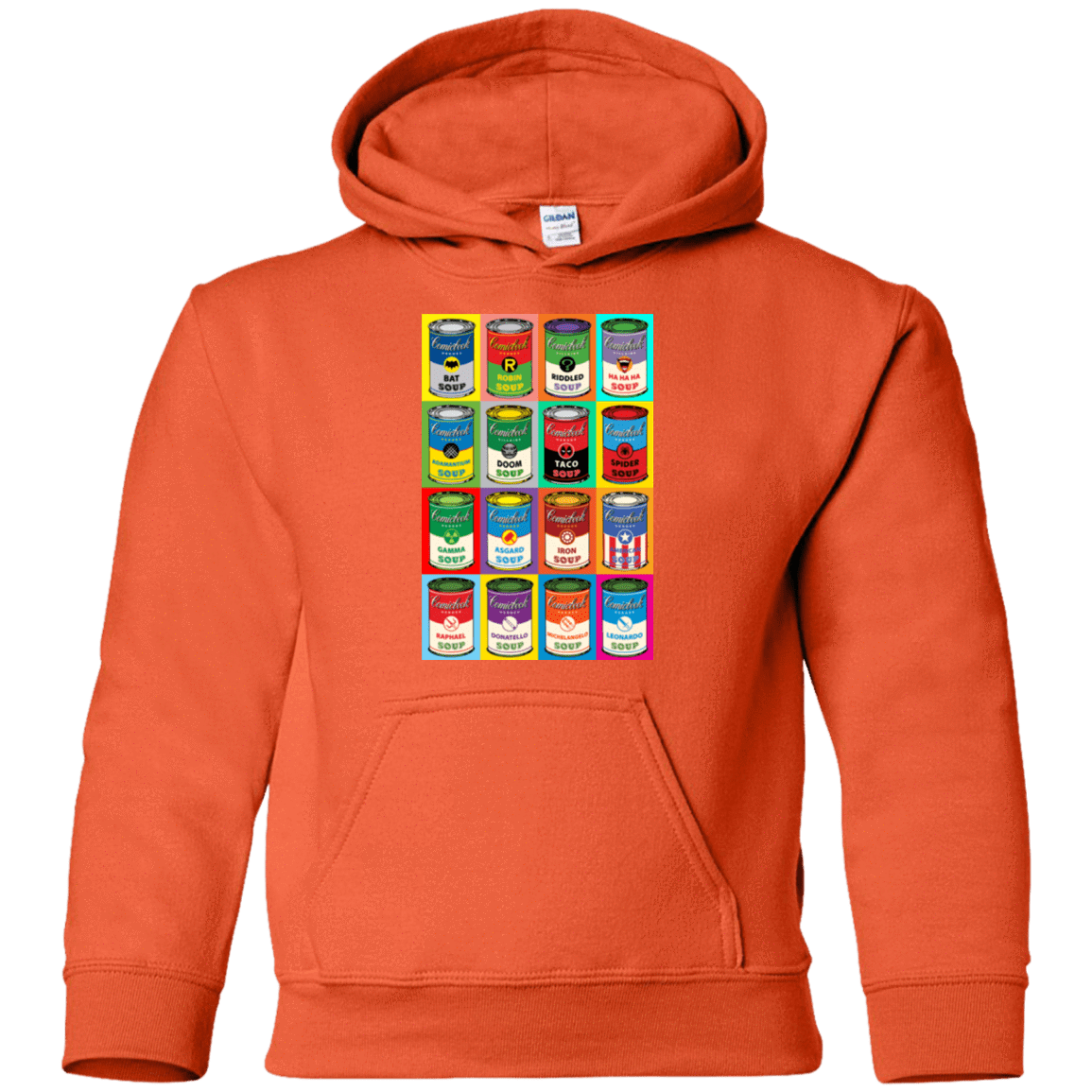 Sweatshirts Orange / YS Comic Soup Youth Hoodie