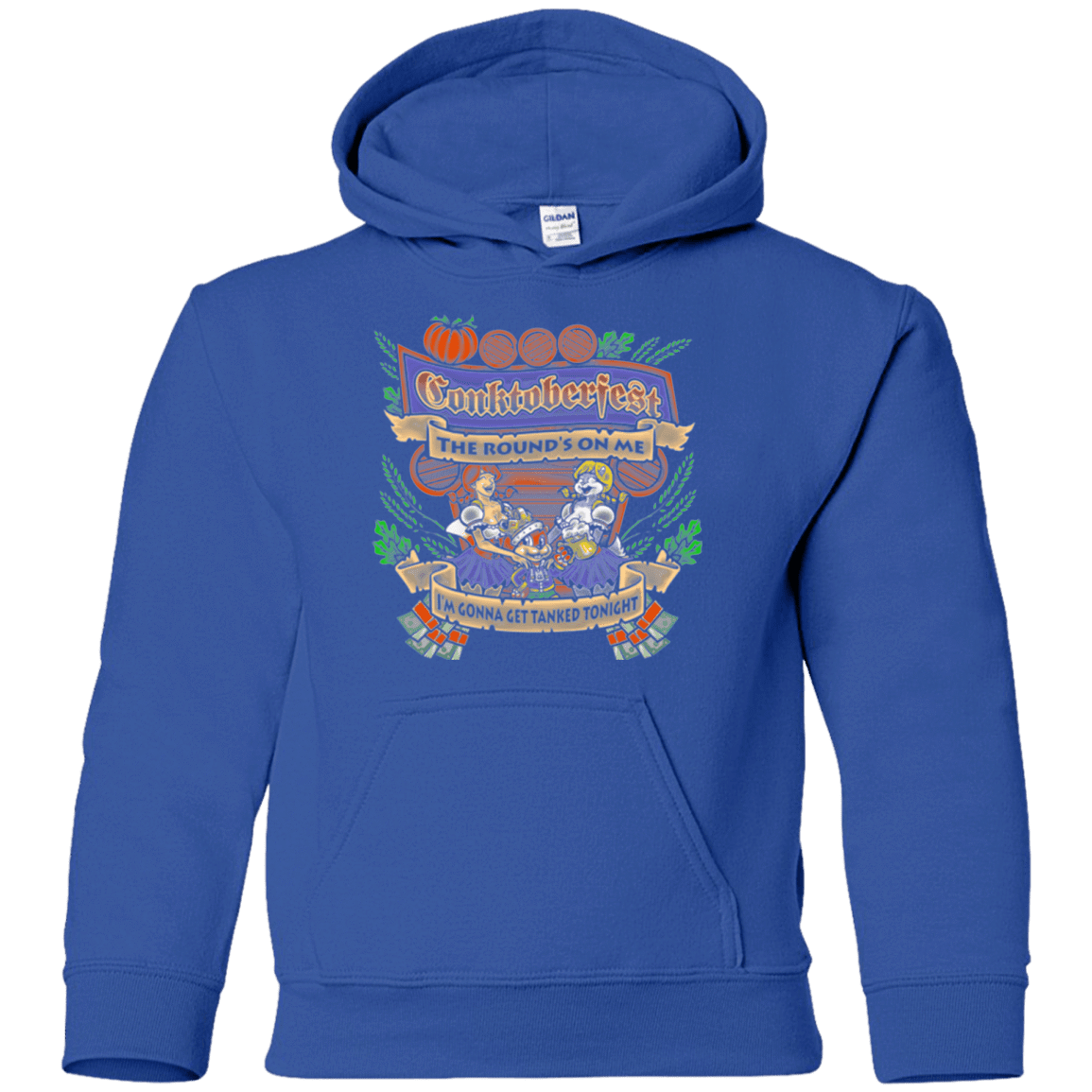 Sweatshirts Royal / YS Conktoberfest Youth Hoodie