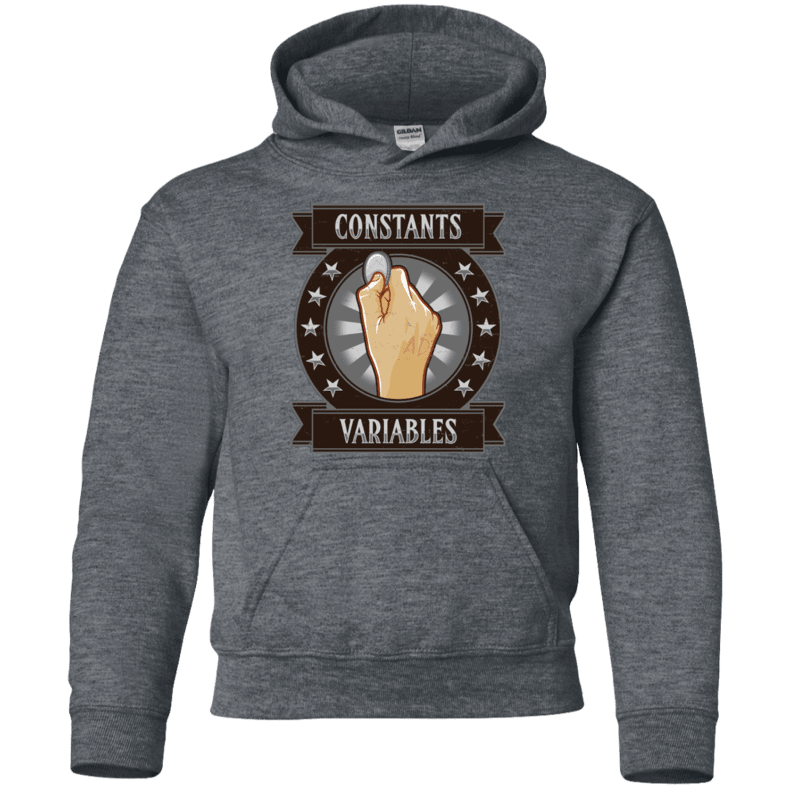 Sweatshirts Dark Heather / YS CONSTANTS AND VARIABLES Youth Hoodie