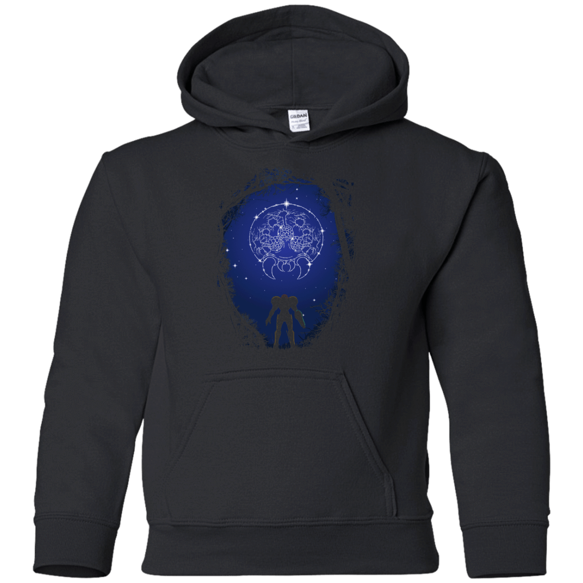 Sweatshirts Black / YS Constellation Metroid Youth Hoodie