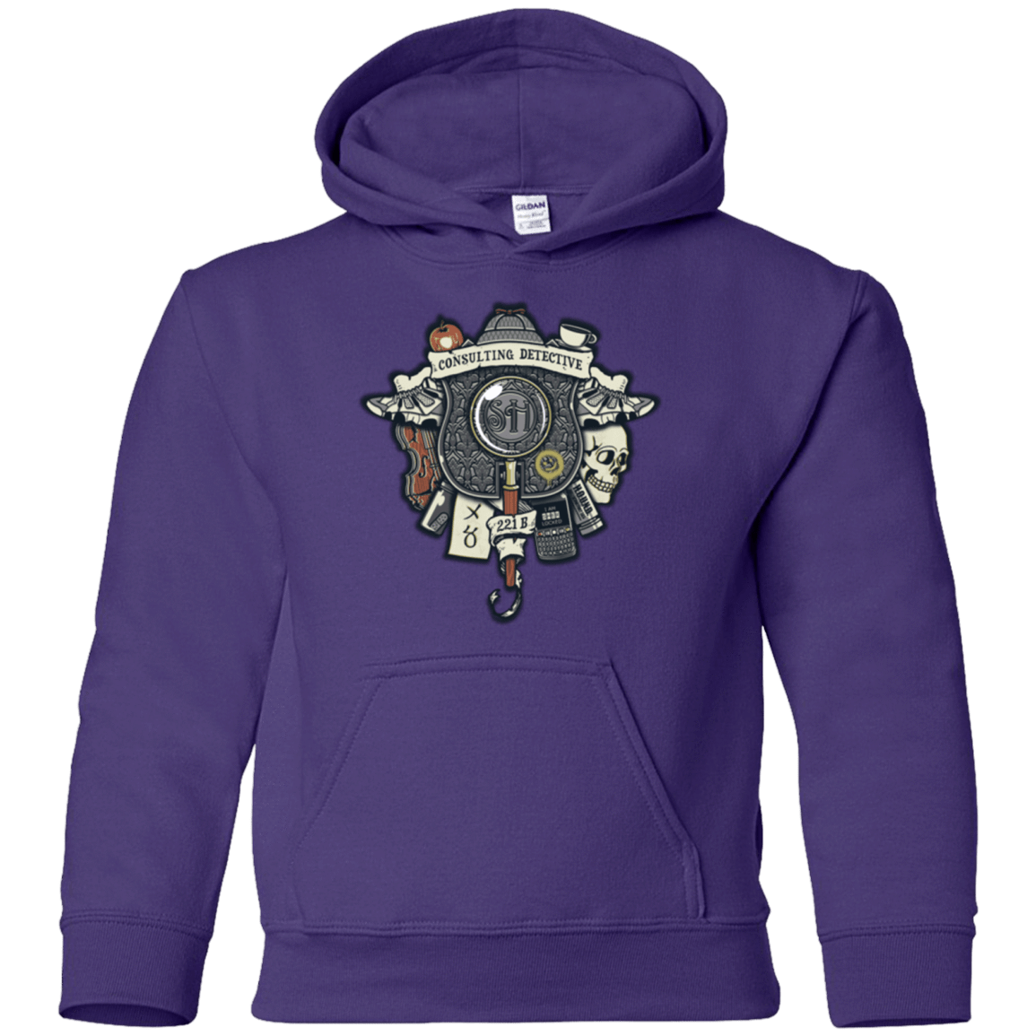 Sweatshirts Purple / YS Consulting Detective Youth Hoodie