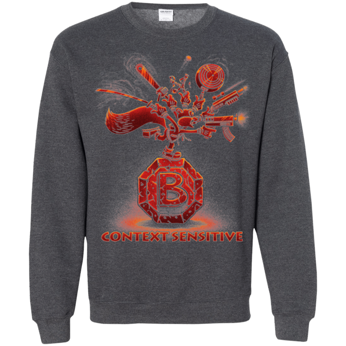 Sweatshirts Dark Heather / Small Context Sensitive Crewneck Sweatshirt